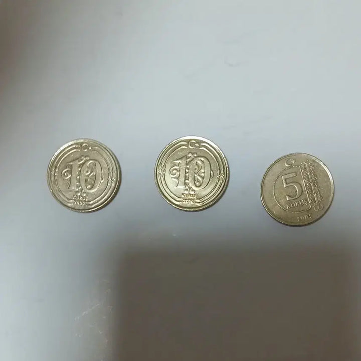 [BUNJANG] Turkey 25 Kurus Coin Bundle (10, 5 Kurus) / 터키 10쿠라쉬 5쿠라쉬 동전 총 25쿠라쉬