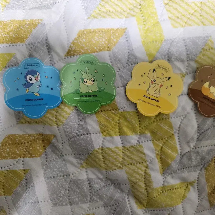 [BUNJANG] Ediya Pokémon Sticker 8 Types Set / 이디야 포켓몬 스티커 8종 set
