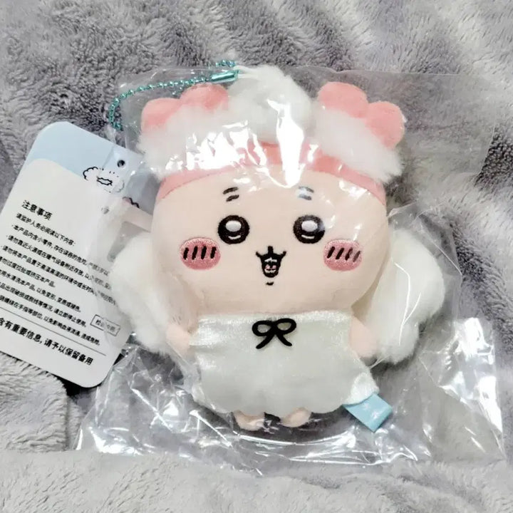 [BUNJANG] Chiikawa Angel Kani Mascot Plush (Sealed) / 치이카와 천사 카니 마스코트 인형 미개봉 판매