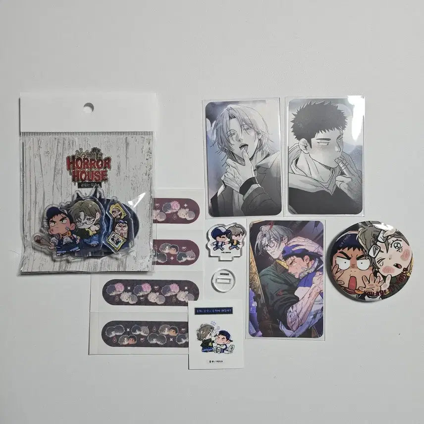 [BUNJANG] Horror House Pop-up Mini Acrylic Stand Bundle Set / 모펀 호러하우스 팝업 너나세 너는나의세상 미니 아크릴 특전 포카 외 일괄