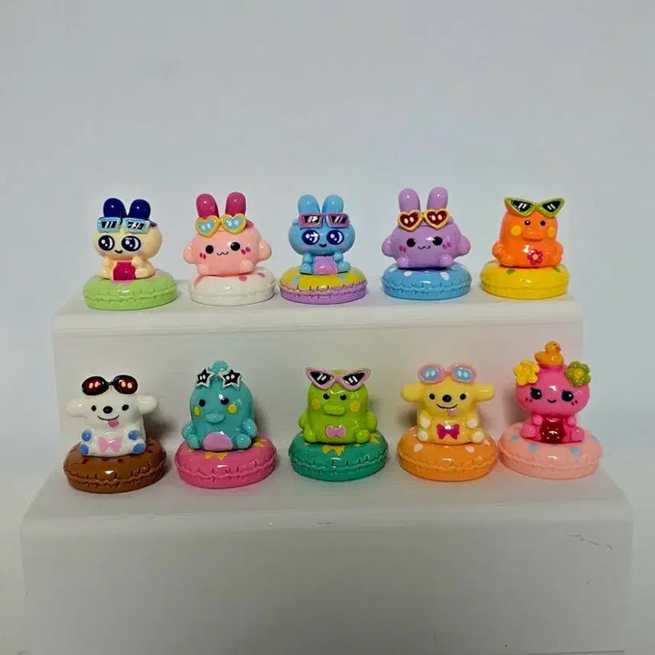 [BUNJANG] Cute Character Figure 10-Piece Set / 귀여운 캐릭터 피규어 10종 세트