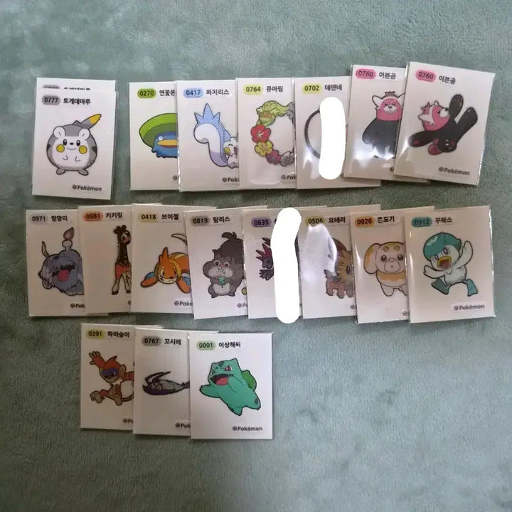 [BUNJANG] Pokemon Stickers / 포켓몬 띠부씰