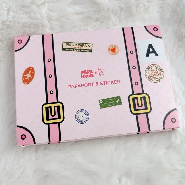 [BUNJANG] IVE Papajohns Passport Sticker A Set Photocard / 파파존스 아이브 포토카드 스티커 여권 A세트
