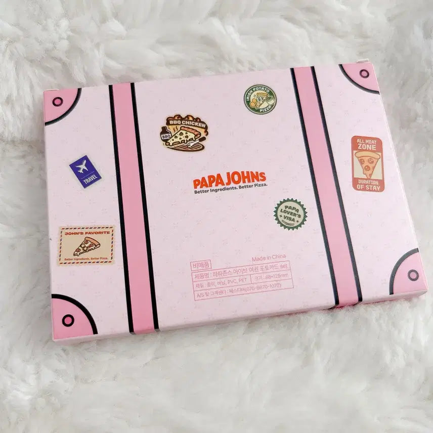 [BUNJANG] IVE Papajohns Passport Sticker A Set Photocard / 파파존스 아이브 포토카드 스티커 여권 A세트