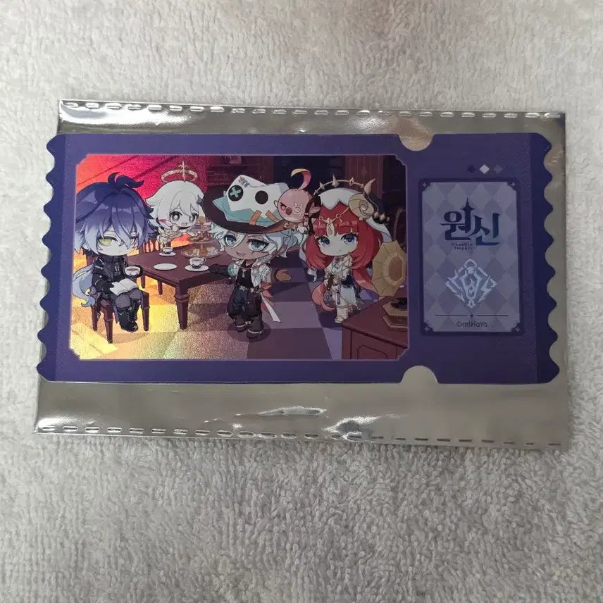 [BUNJANG] Genshin Impact PC Lounge Exclusive Ticket Pulins / 원신 pc라운지 굿즈존 특전 티켓 플린스