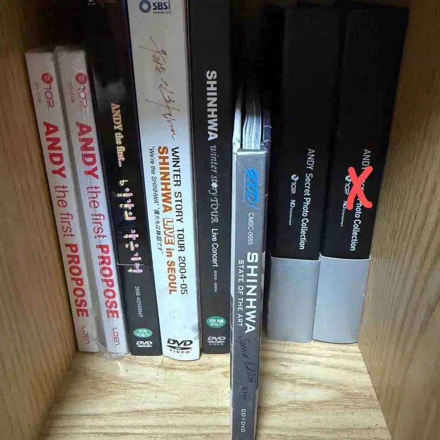 [BUNJANG] Shinhwa Andy Album DVD Bundle Set / 신화 앨범 앤디 DVD 일괄