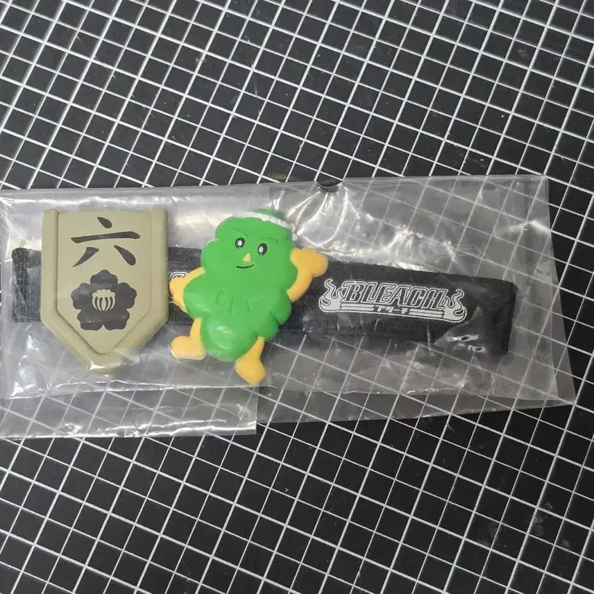 [BUNJANG] Bleach Byakuya "Seaweed Line" Book Band Keychain / [새상품] 블리치 뱌쿠야 미역대사 북밴드 키링 고전 피규어