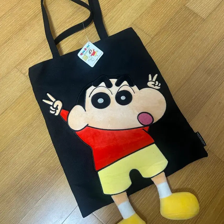 [BUNJANG] Crayon Shin-chan Character Eco Bag / 새상품) 짱구 에코백