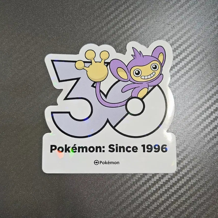[BUNJANG] Pokemon 30th Anniversary A-Frame Sticker / 포켓몬 30주년 스티커 에이팜