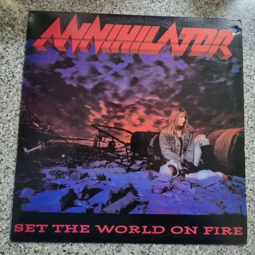 [BUNJANG] Annihilator Set the World on Fire LP / 어나이얼레이터 Annihilator / Set the world on fire [LP]