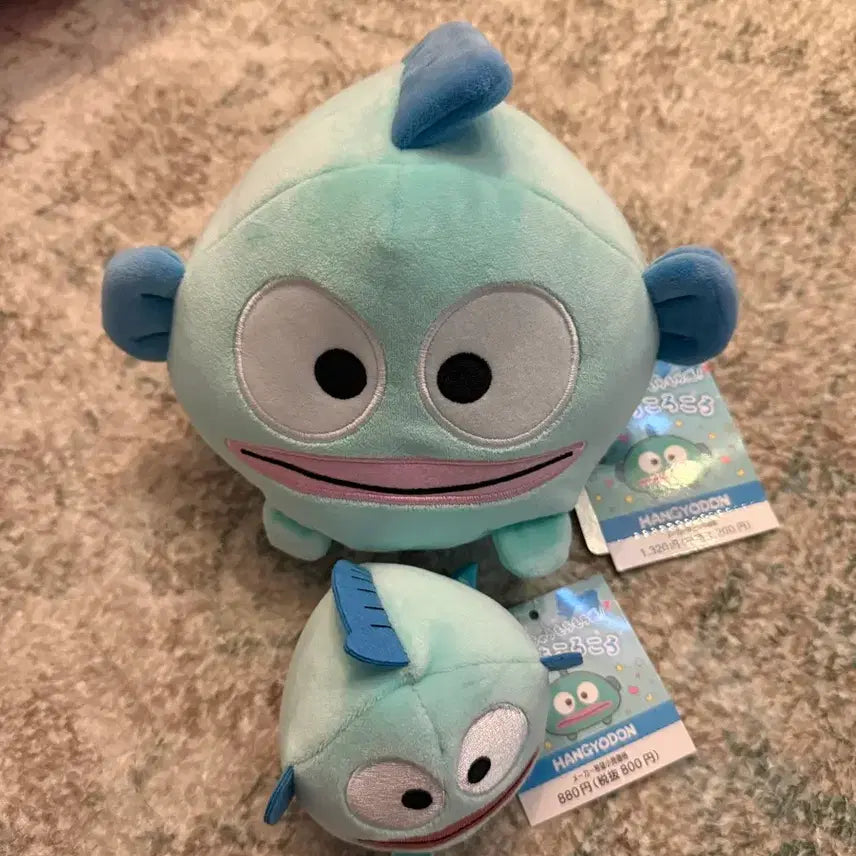 [BUNJANG] Hangyodon Mochi Mochi Korokoro 2 Types Bundle Set / 한교동 모찌모찌 코로코로 2종 일괄