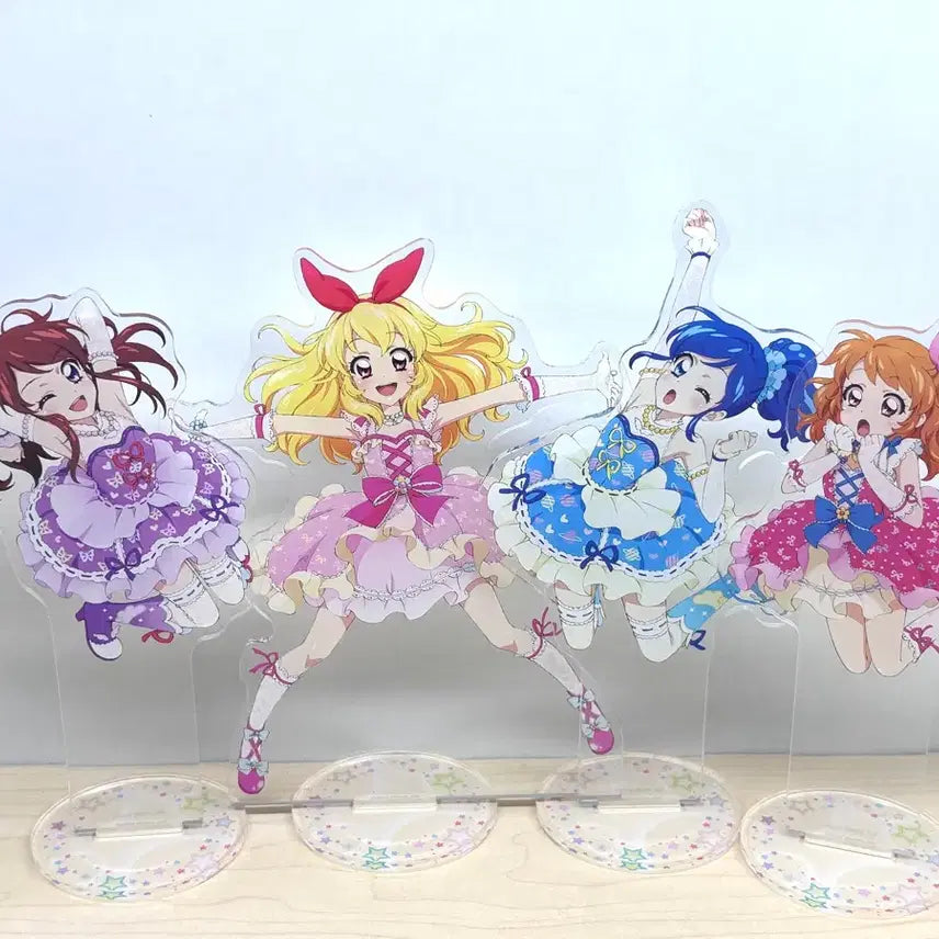 [BUNJANG] Aikatsu! Movie Sugar Coord Acrylic Stand / 일괄) 아이카츠 극장판 슈가 코디 아크릴
