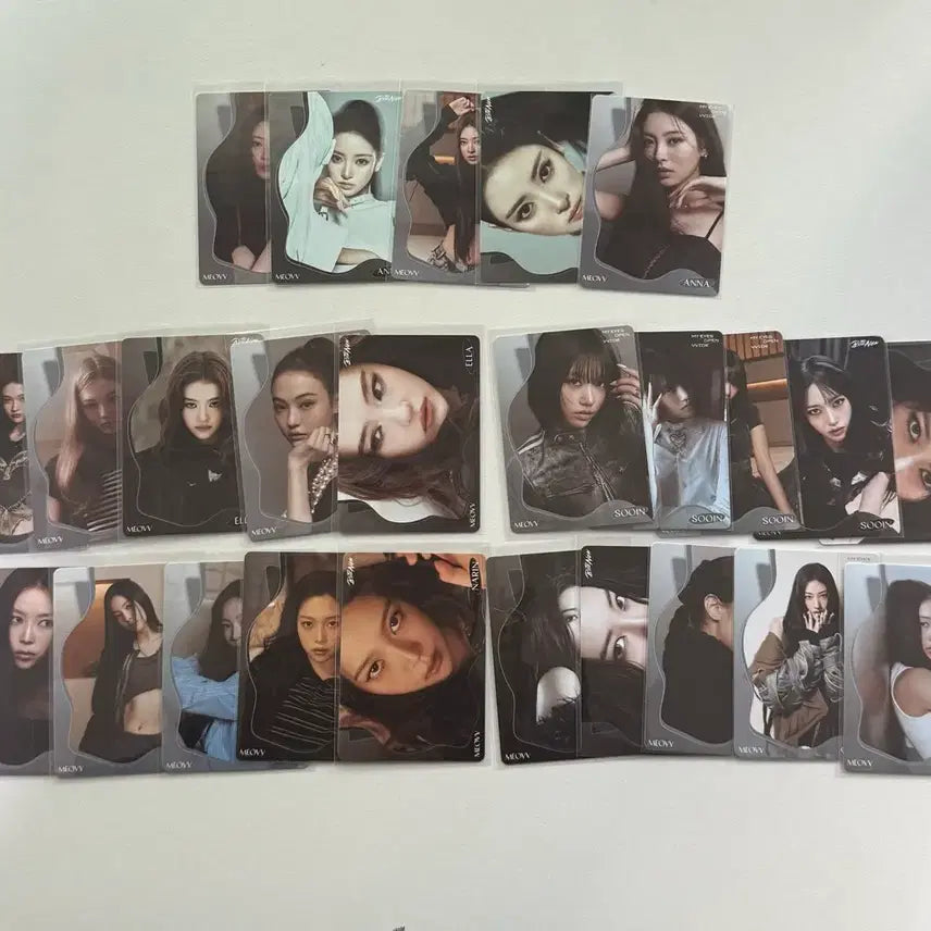 [BUNJANG] Miyau Promo Card 5-Type Set + Base Cards / 미야오 프로모카드 5종 세트 1