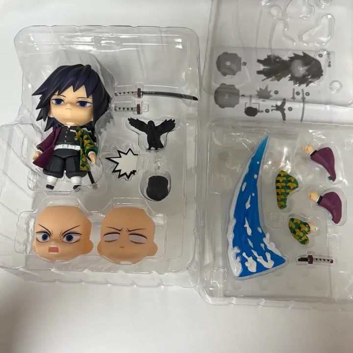 [BUNJANG] Demon Slayer Giyu Nendoroid Face Swap Bundle Set / 귀멸의칼날 기유 넨도로이드 페이스 스왑 일괄판매