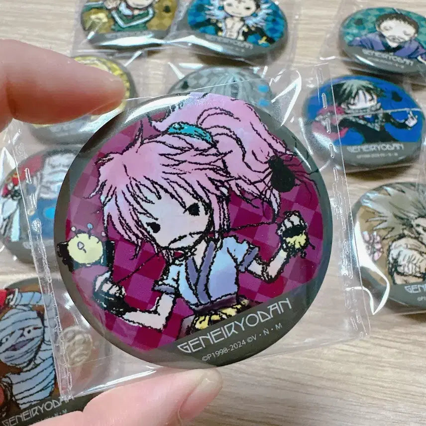 [BUNJANG] Hunter x Hunter Phantom Troupe Can Badge Set / 헌터헌터 환영여단 캔뱃지 13종 팔아요