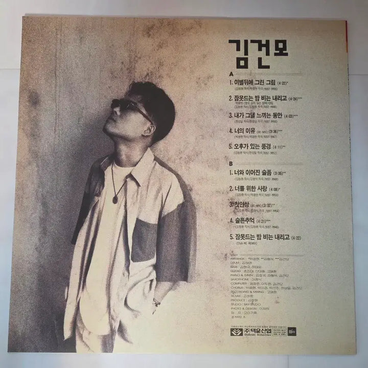 [BUNJANG] Kim Gun Mo 1st Album LP / 김건모 1집 LP