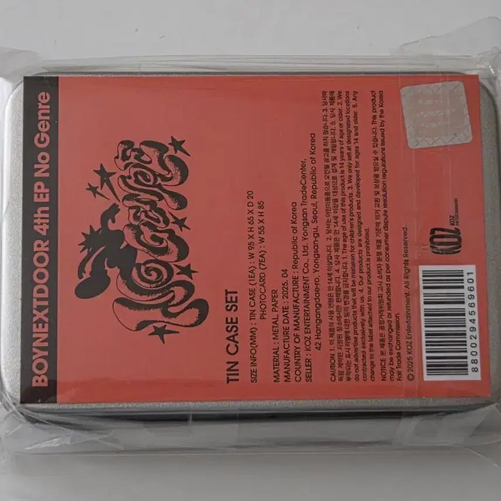 [BUNJANG] BOYNEXTDOOR No Genre Tin Case / 보이넥스트도어 보넥도 노장르 틴케이스