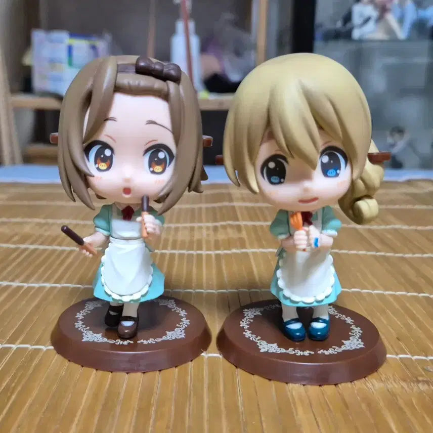 [BUNJANG] K-On! Ritsu Tsumugi Kyun Chara Figure Set / 케이온 리츠 츠무기 피규어 세트 큥카라