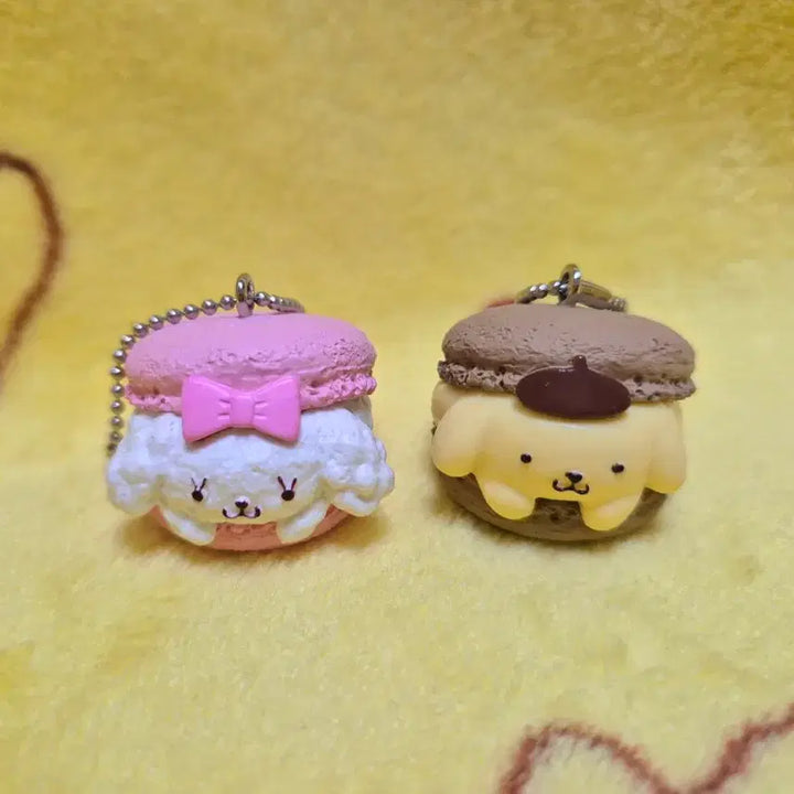 [BUNJANG] Sanrio Pompompurin Retrospect Dessert Keychain Set / (일괄)고전 산리오 폼폼푸린 리멘트 마카롱 푸딩 딸기타르트 카페라떼 소라빵 코로네 쿠키 디저트 빵 오이시이 yummy 마스코트 피규어 키링 세트 컴플리트 정품