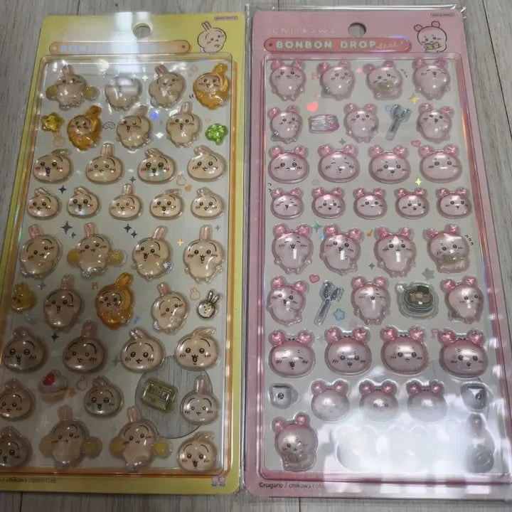 [BUNJANG] Usagi Kani Bong Bong Drop Sticker Bundle Set / 우사기 카니 봉봉 드롭