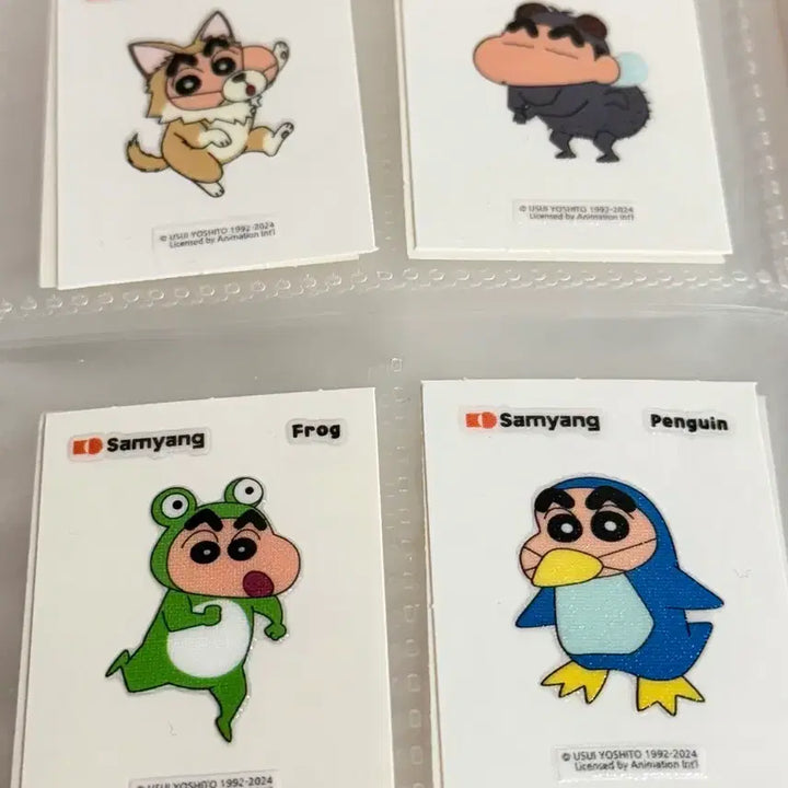 [BUNJANG] Crayon Shin-chan 8-Piece Sticker Set Bundle / 짱구는못말려 띠부씰 8종 일괄