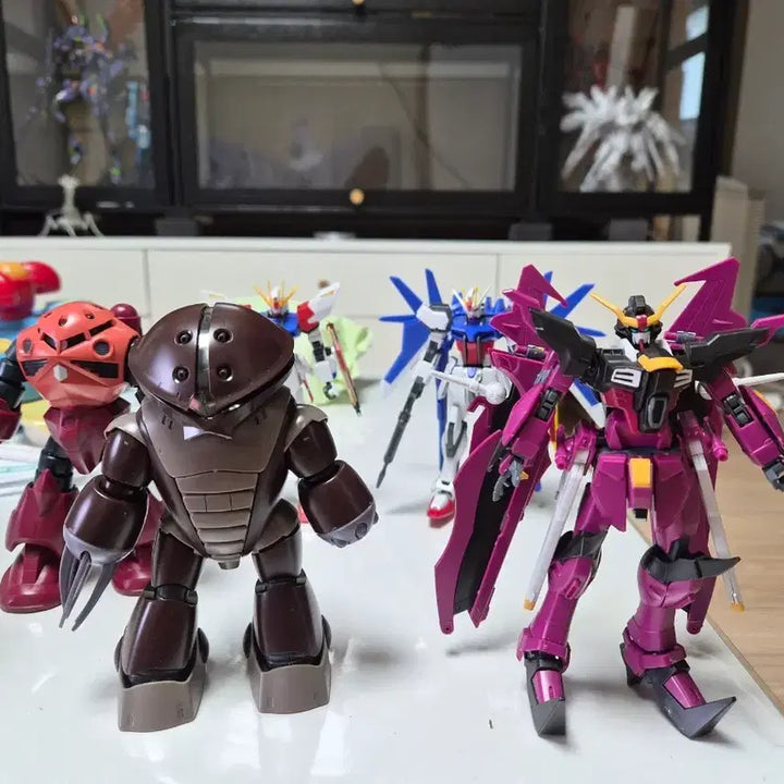 [BUNJANG] Gundam Assembled Model Kit Collection Set (10 Types) / 건담 가조립 10종 정리
