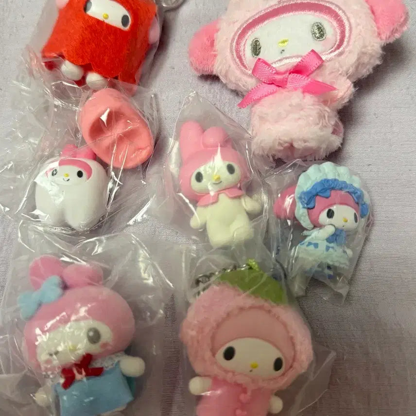 [BUNJANG] Sanrio My Melody Chibi-tomo Gacha Figure Bundle Set / 산리오 마이멜로디 마멜 치비토모 가챠 일괄 양도