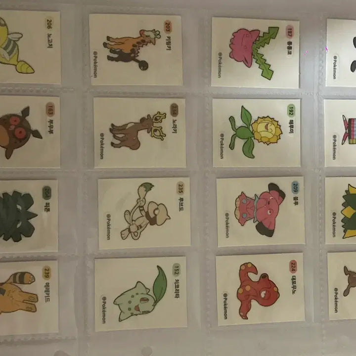 [BUNJANG] Pokemon 32 Sticker Bundle Set / 포켓몬스터 띠부씰 32개 일괄