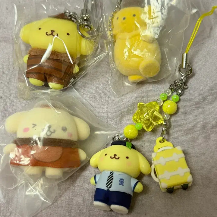 [BUNJANG] Sanrio Pompompurin Chibi-tomo Figures Bundle Set / 산리오 폼폼푸린 가챠 치비토모 일괄 양도