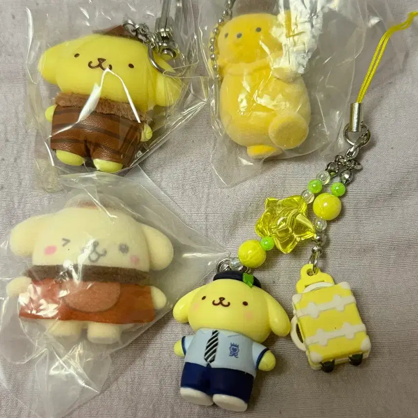 [BUNJANG] Sanrio Pompompurin Chibi-tomo Figures Bundle Set / 산리오 폼폼푸린 가챠 치비토모 일괄 양도
