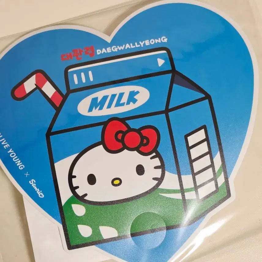 [BUNJANG] Sanrio x Olive Young Hello Kitty Fan / 비 매품) 헬로키티 산리오*올리브영 부채