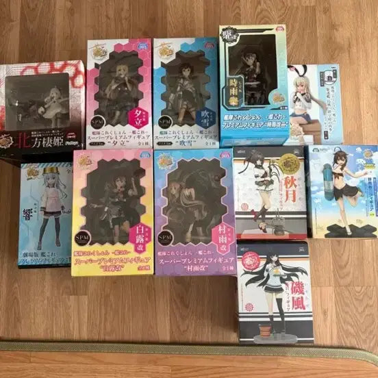 [BUNJANG] Kancolle 11 Types Figure Bundle Set / 칸코레 피규어 11종 일괄