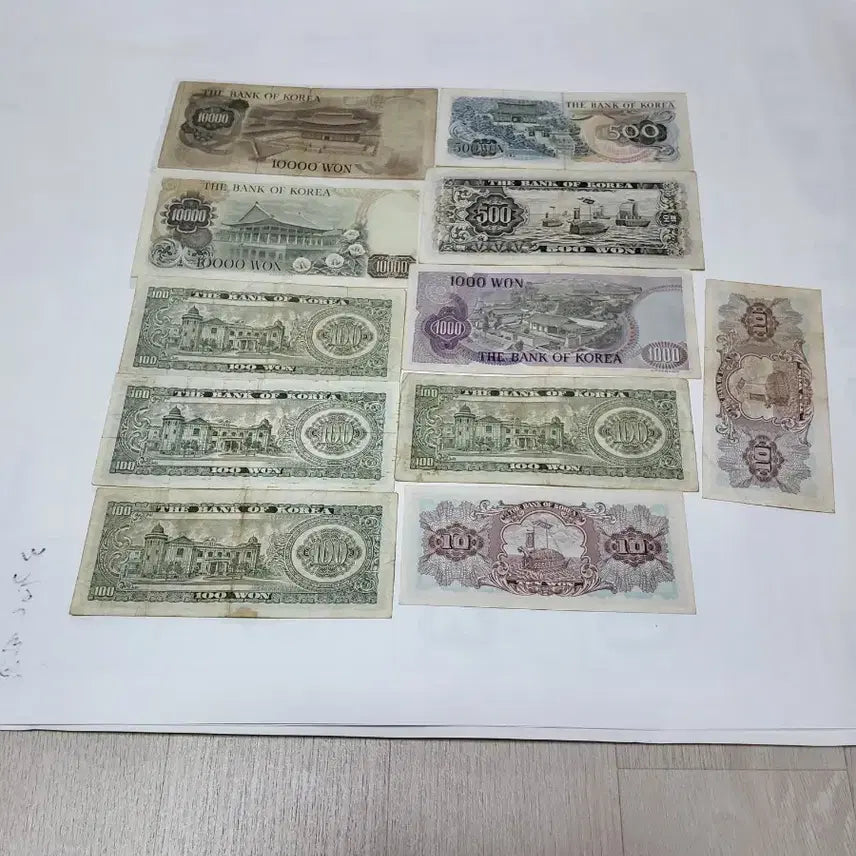 [BUNJANG] Vintage Korean Old Banknotes Collection / 옛날돈