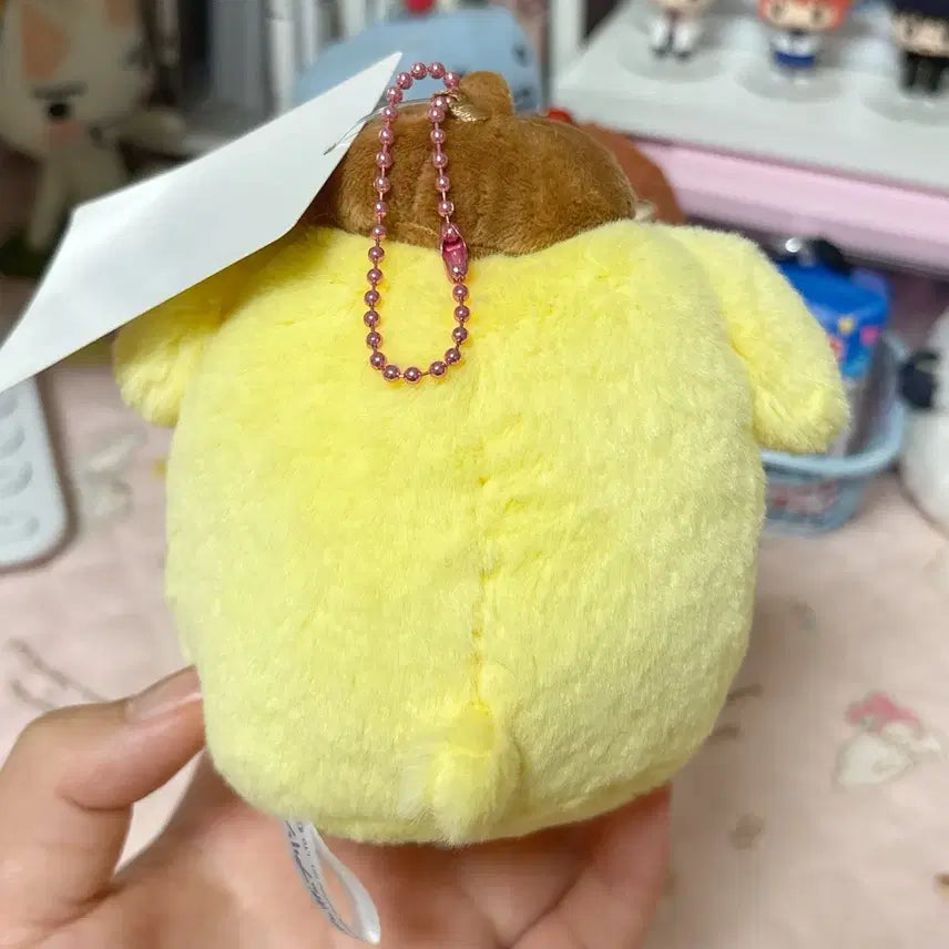 [BUNJANG] Pompompurin Muffin Nakayoshi Heart Plush Keyring / 폼폼푸린 머핀 나카요시 하트 인형키링