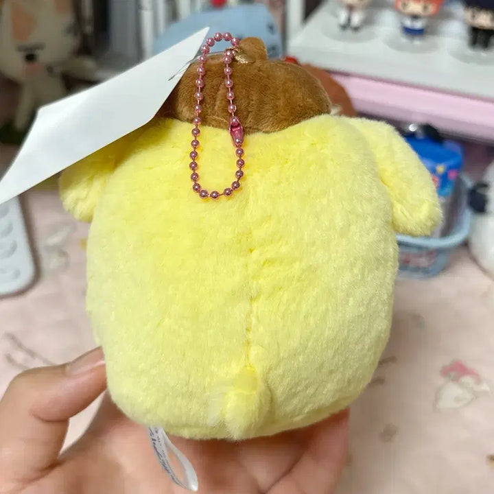 [BUNJANG] Pompompurin Muffin Nakayoshi Heart Plush Keyring / 폼폼푸린 머핀 나카요시 하트 인형키링