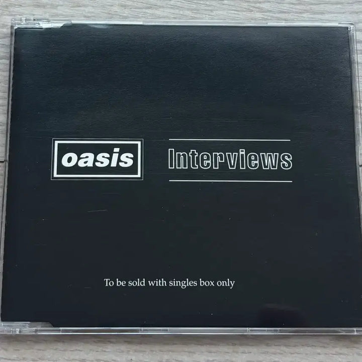 [BUNJANG] Oasis Interviews Single Box Limited Edition UK First Press CD / 오아시스 OASIS Interviews 인터뷰 싱글 박스 한정 음반 영국 초판 CD