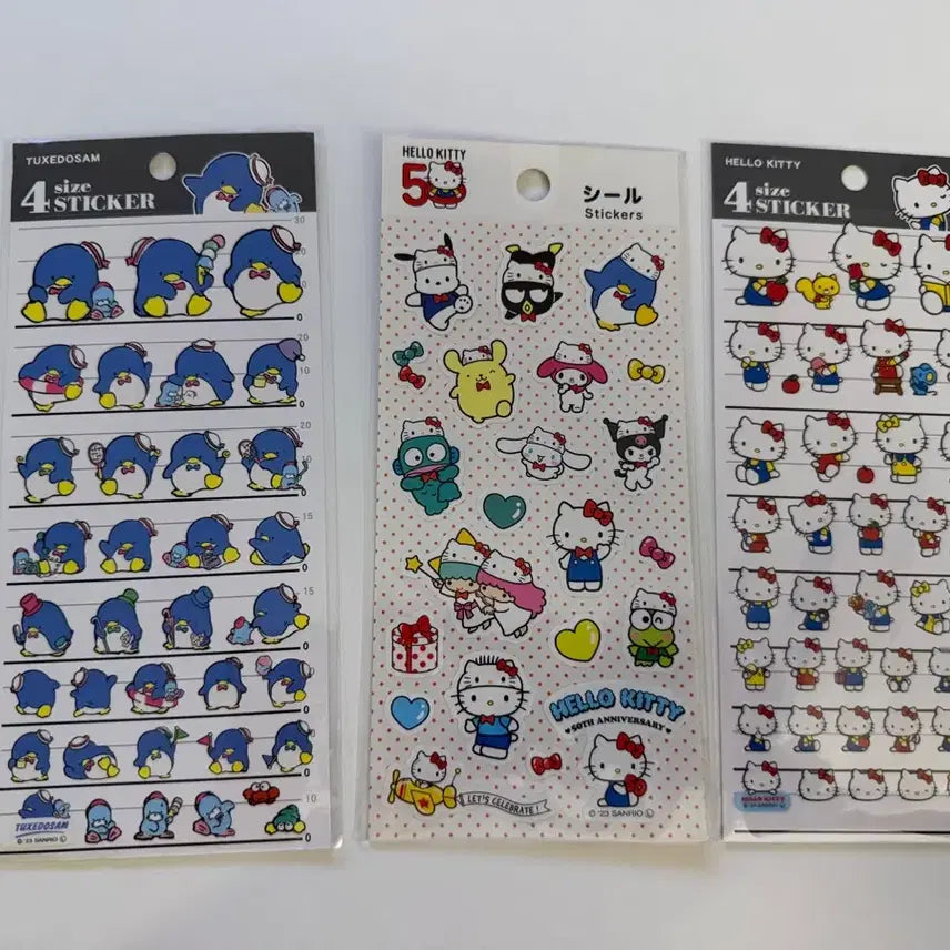 [BUNJANG] Sanrio Characters Sticker Bundle Set / 산리오 캐릭터 스티커 일괄 판매