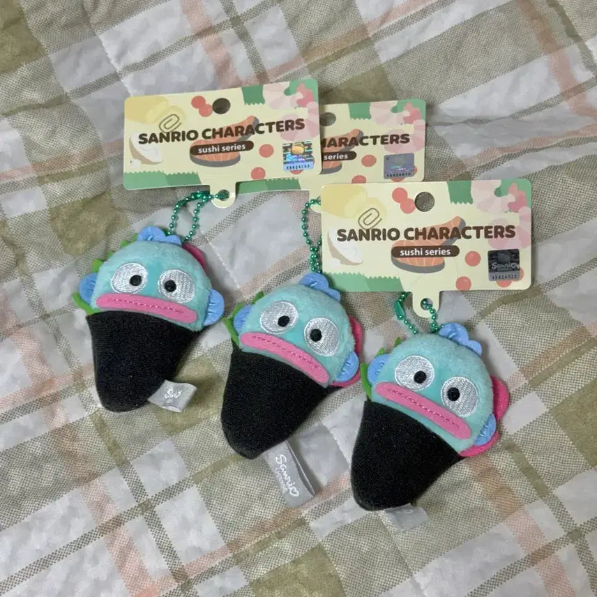 [BUNJANG] Hangyodon Sushi Series Maki Doll Keyring Bundle Set / 한교동 김 마끼 키링 인형