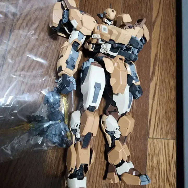 [BUNJANG] Blue Whale Rings Desert Version Gunpla Assembly / 블루웨일 링스  사막 버전.  건프라 가조 조립