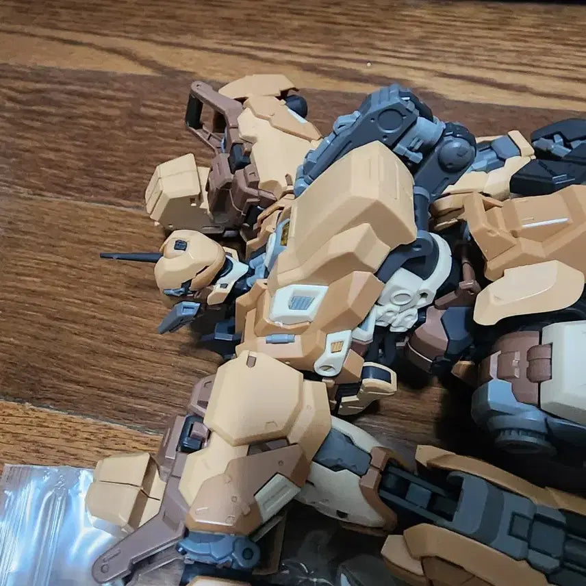 [BUNJANG] Blue Whale Rings Desert Version Gunpla Assembly / 블루웨일 링스  사막 버전.  건프라 가조 조립