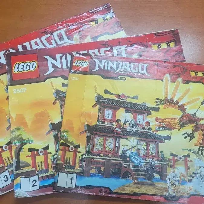 [BUNJANG] LEGO Ninjago Fire Temple (2507) Bulk - Instructions Only / 레고 2507 닌자고 불의신전 벌크 팝니다.