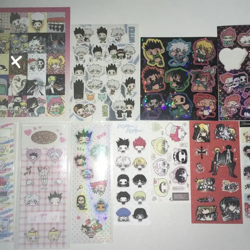 [BUNJANG] Hunter x Hunter Ani-Sticker Sticker Bundle Set / 이차굿즈 애니스티커 디페 헌터헌터 스티커 헌헌 스티커