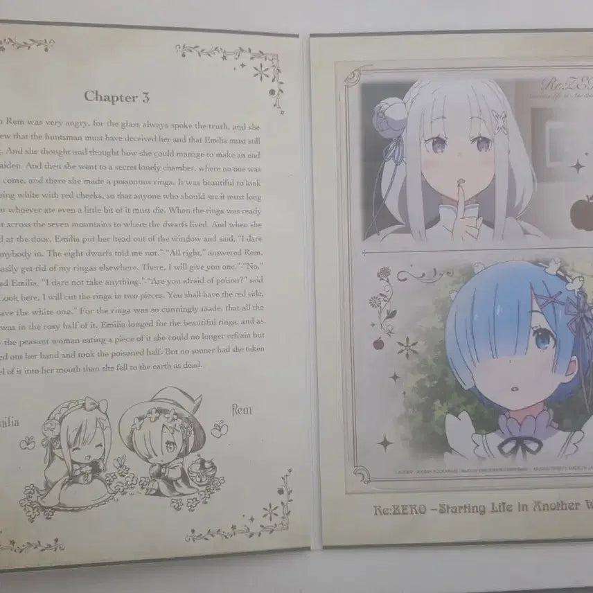 [BUNJANG] Re:Zero Rem Emilia Memorial Poster Bundle Set / 리제로 렘 에밀리아 메모리얼 포스터 일괄