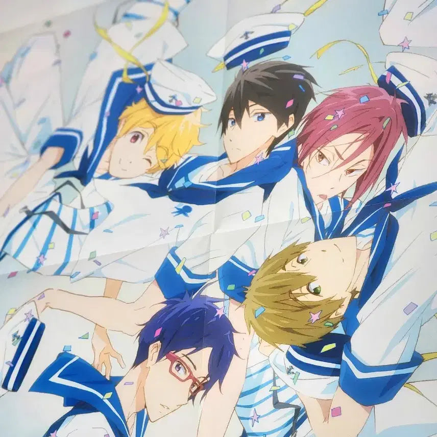[BUNJANG] Free! Rin Matsuoka A1 Double-Sided Poster / a1대형포스터 / free 프리 이와토비 린 + K 케이
