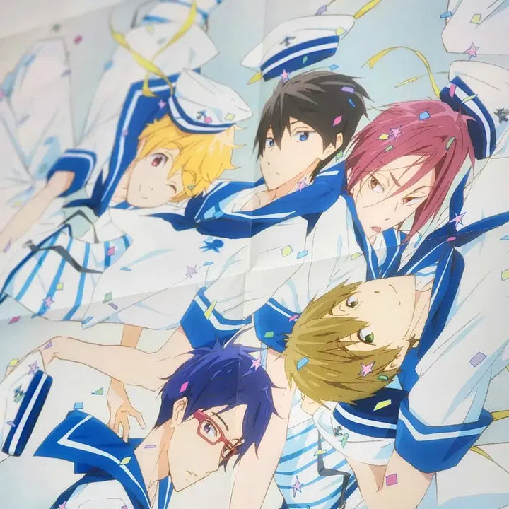 [BUNJANG] Free! Rin Matsuoka A1 Double-Sided Poster / a1대형포스터 / free 프리 이와토비 린 + K 케이