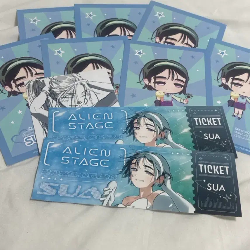 [BUNJANG] Alien Stage (A Stage) Sua Goods Photocard Bundle Set / 에일리언스테이지 에이스테 수아굿즈판매 미지 이반 틸 현아 루카