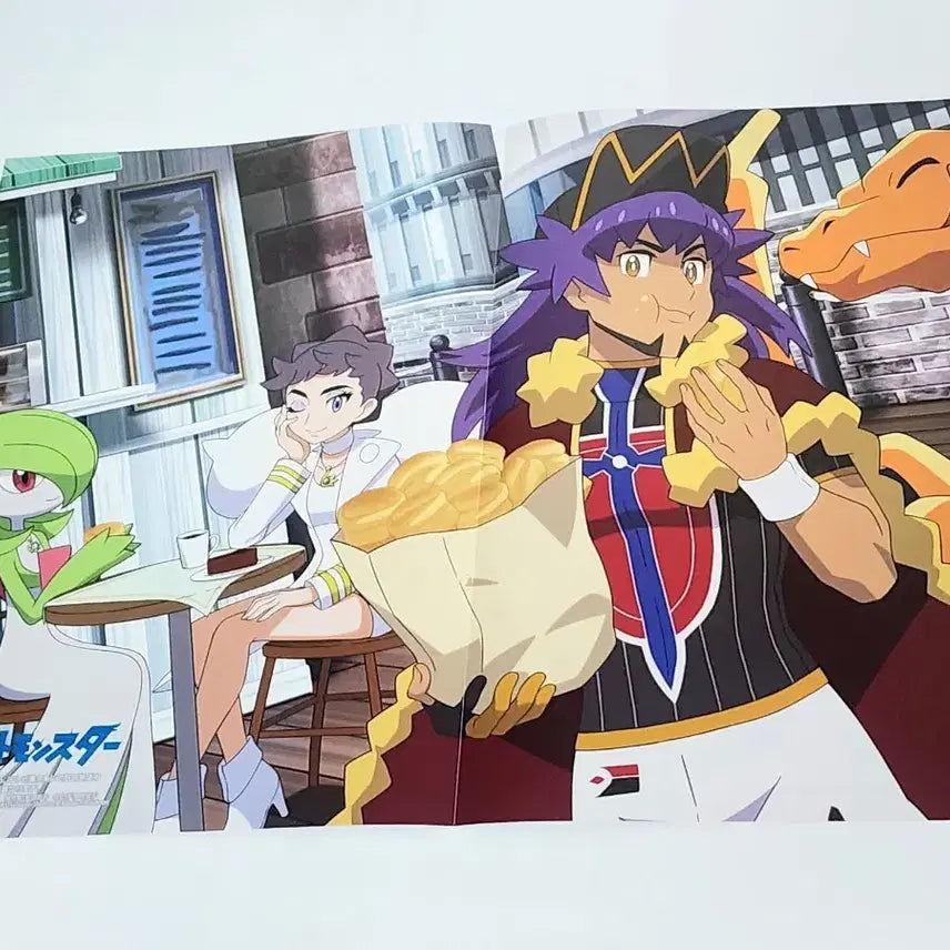 [BUNJANG] Pokémon &amp; Crush on Baby Double-Sided A3 Poster / a3 양면 포스터 / 포켓몬 단델 카르네 리자몽 가디안 + Crush on Baby