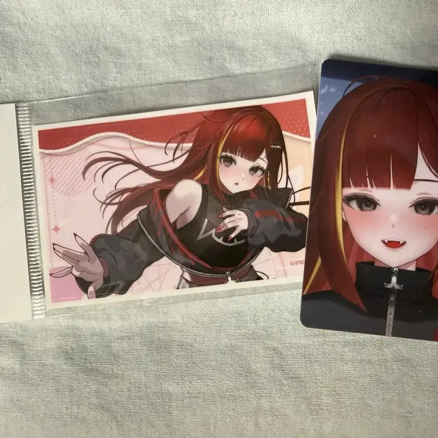 [BUNJANG] Akane Rijie Card Sticker Photocard / 아카네 리제 카드 스티커, 포토카드