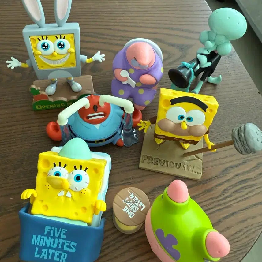 [BUNJANG] SpongeBob SquarePants Friends Figure Set / 스펀지밥 피규어 세트