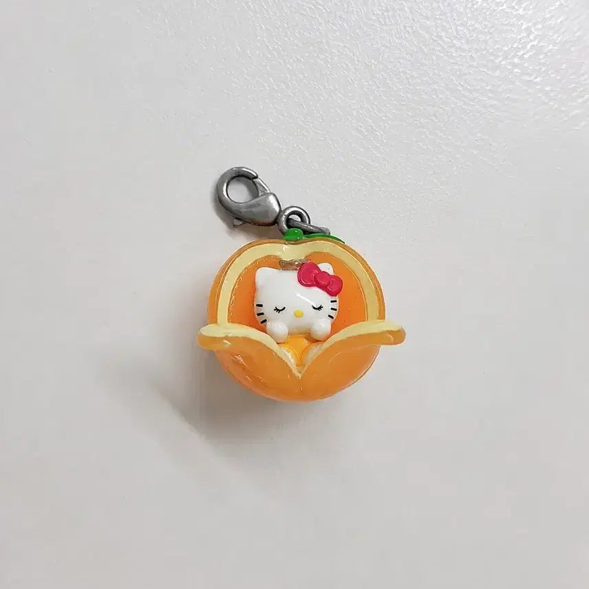 [BUNJANG] Classic Kitty Orange Strap Charm / 고전키티스트랩